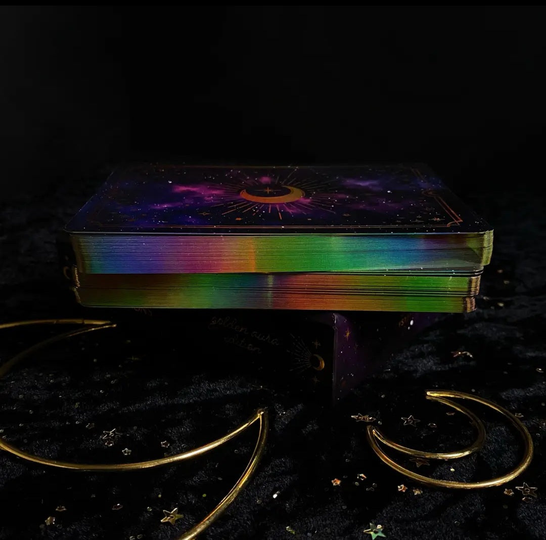 Golden Aura Crystal Affirmations Deck