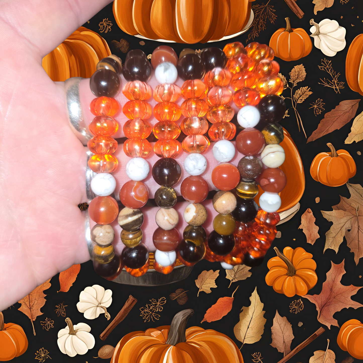 Pumpkin Spice Chai Latte Bracelet