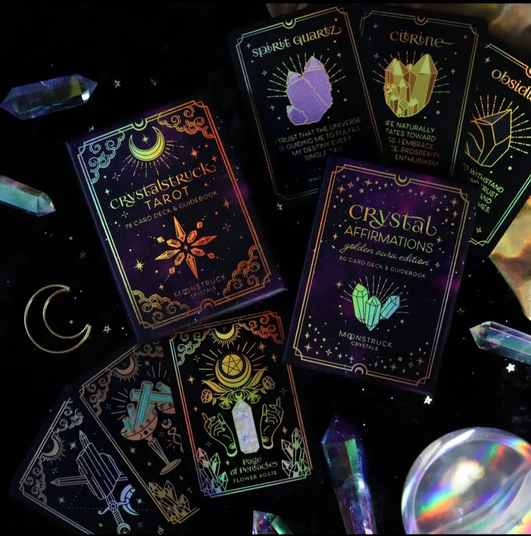 Golden Aura Crystal Affirmations Deck