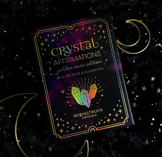 Golden Aura Crystal Affirmations Deck