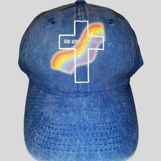 God Loves Everyone Dad Hat