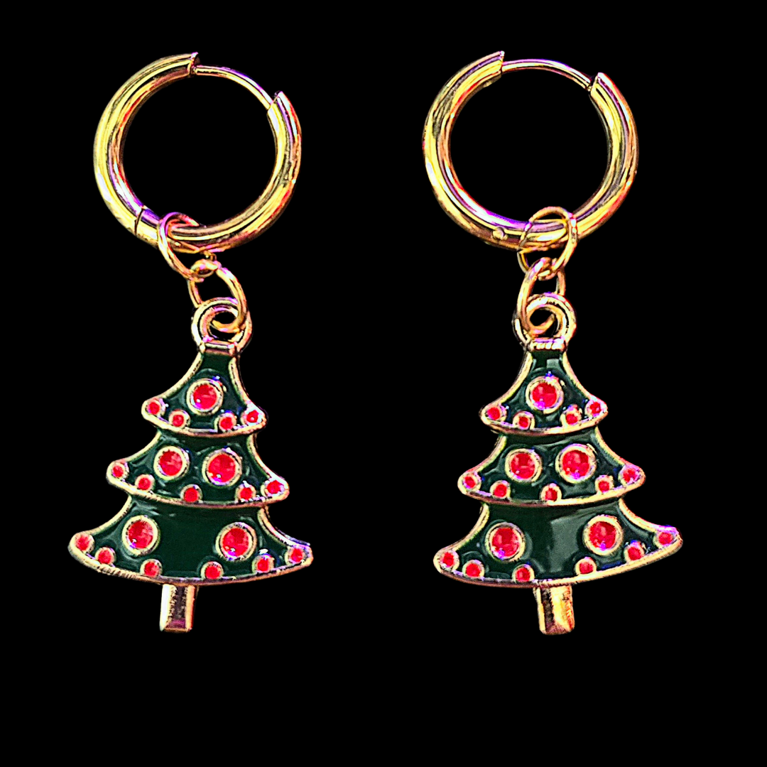 Handmade Christmas Earrings