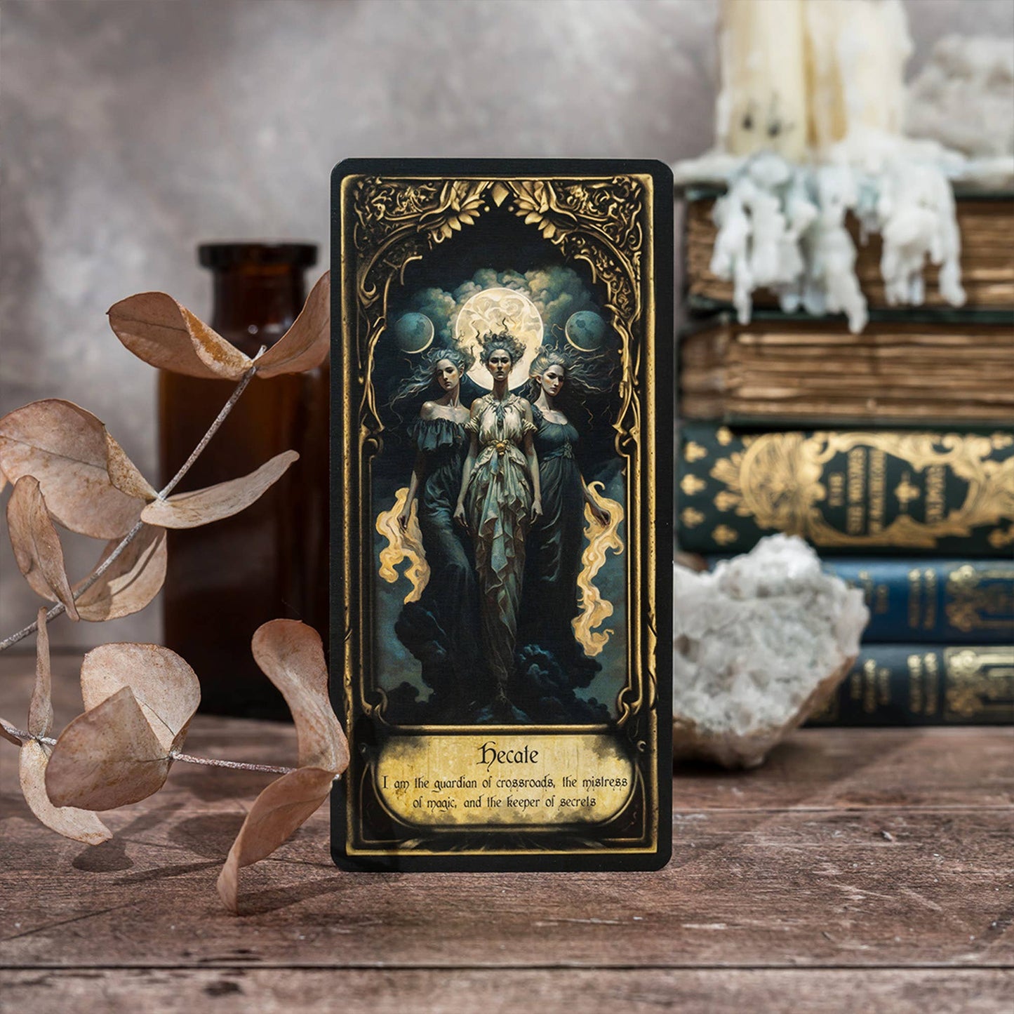 Obsidian Veil Oracle Deck
