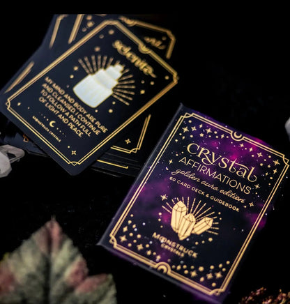 Golden Aura Crystal Affirmations Deck