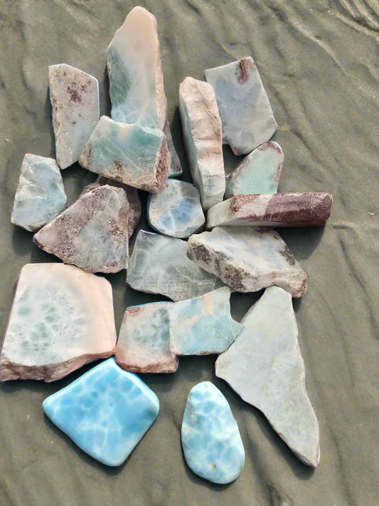 Small Larimar Slab - Atlantis Stone of Serenity