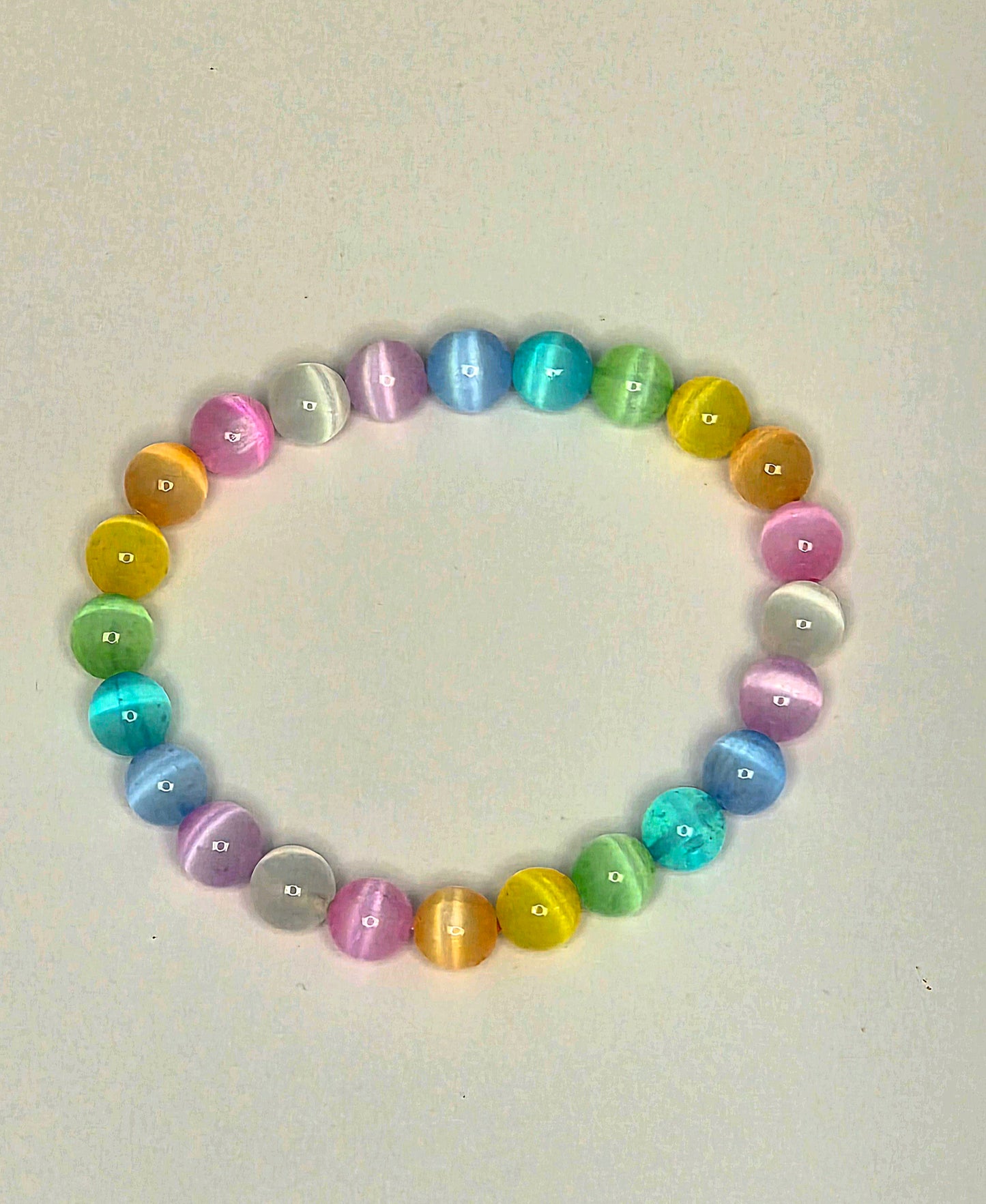Rainbow Selenite Bracelet