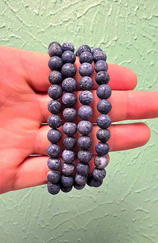 Blue Coral Bracelet