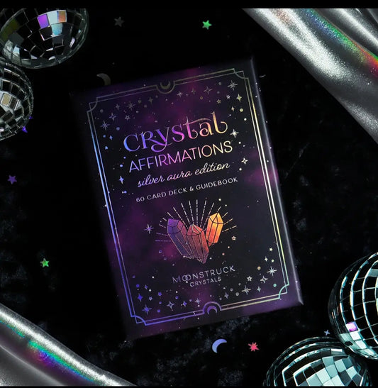 Silver Aura Crystal Affirmations Deck