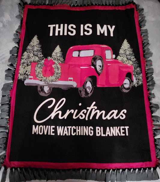 Christmas Movie Watching Blanket